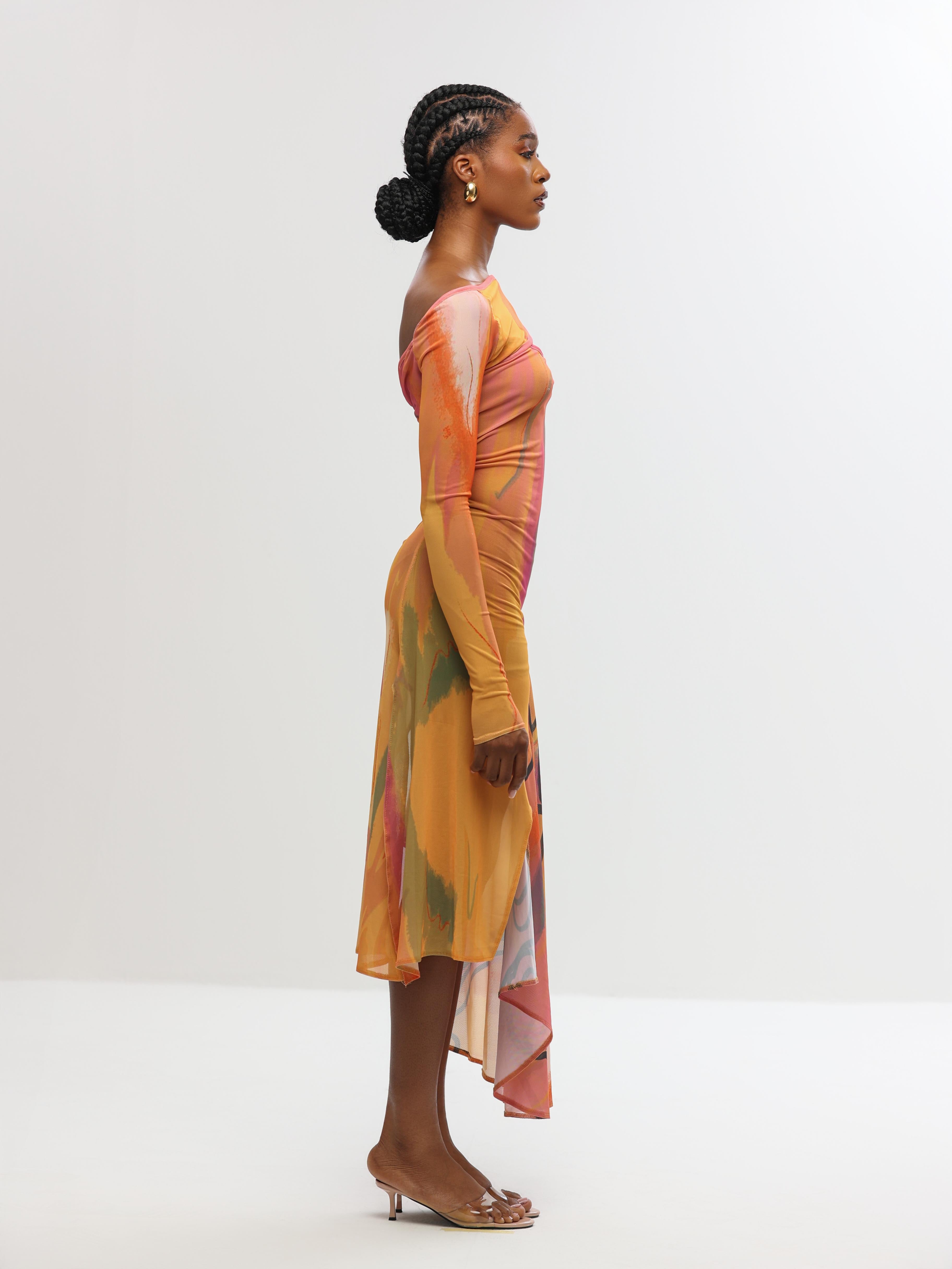 SARABI PRINT DRESS