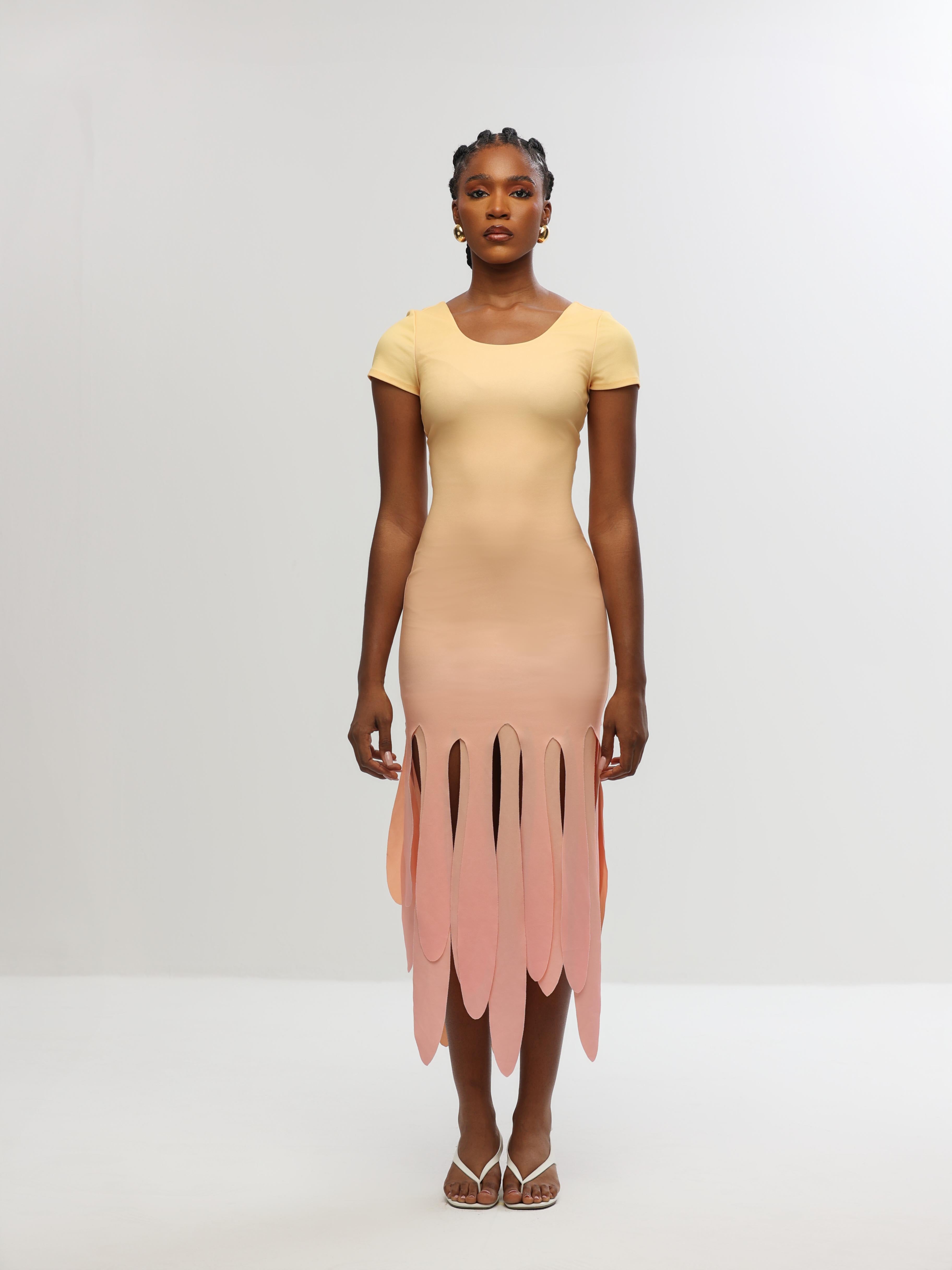 Kaya Laser-cut Dress