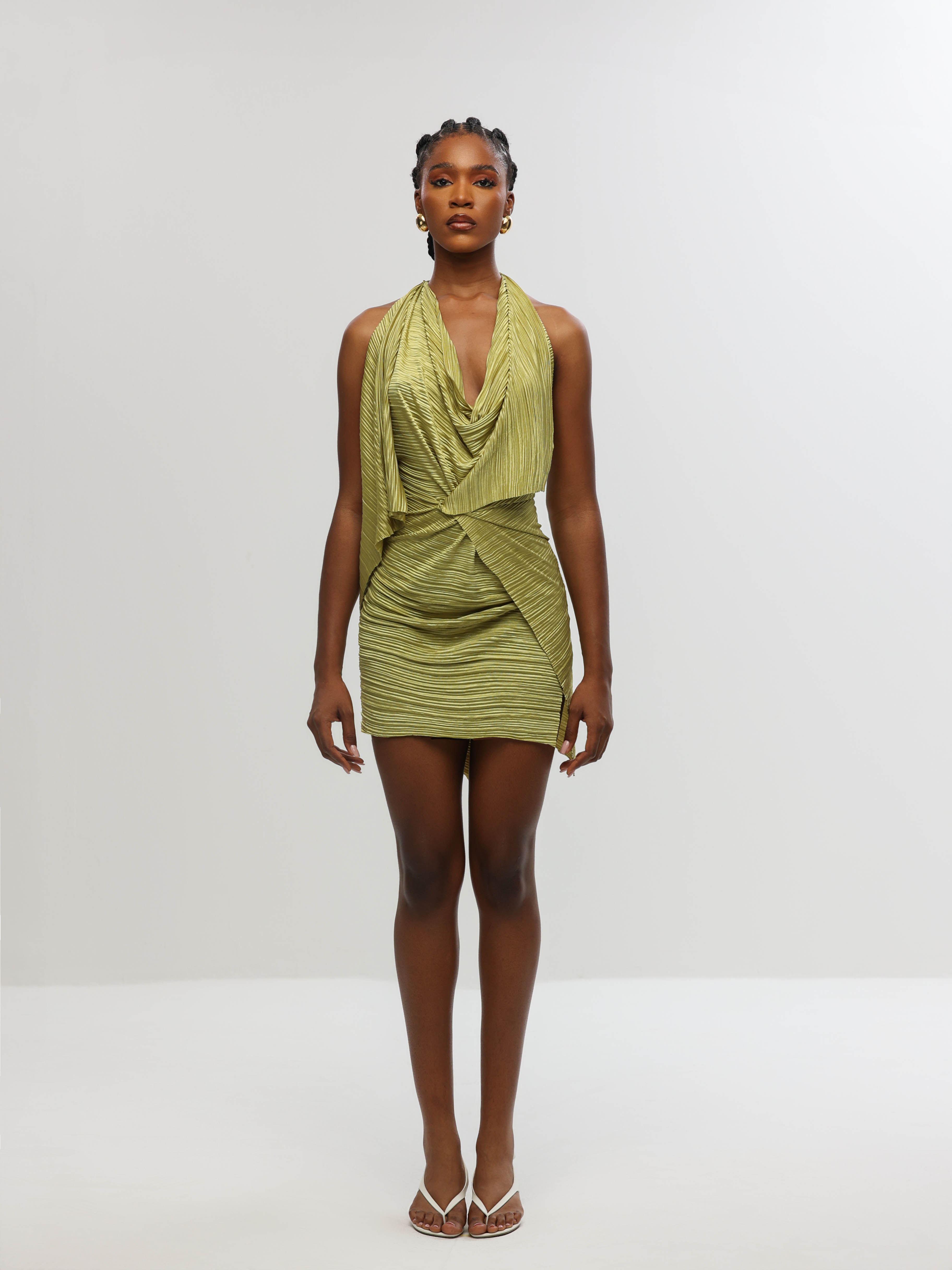 Taji Drape dress