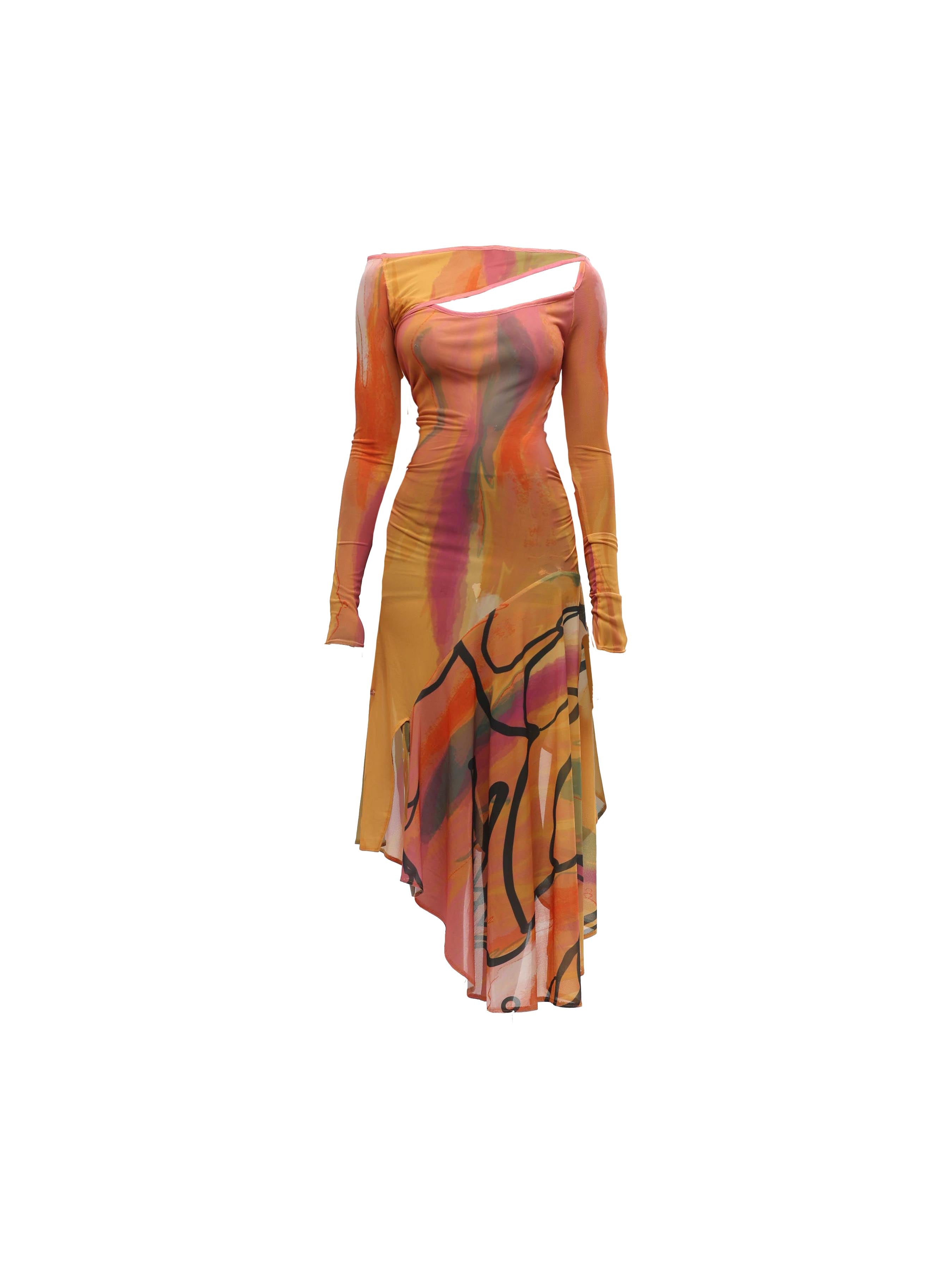 SARABI PRINT DRESS