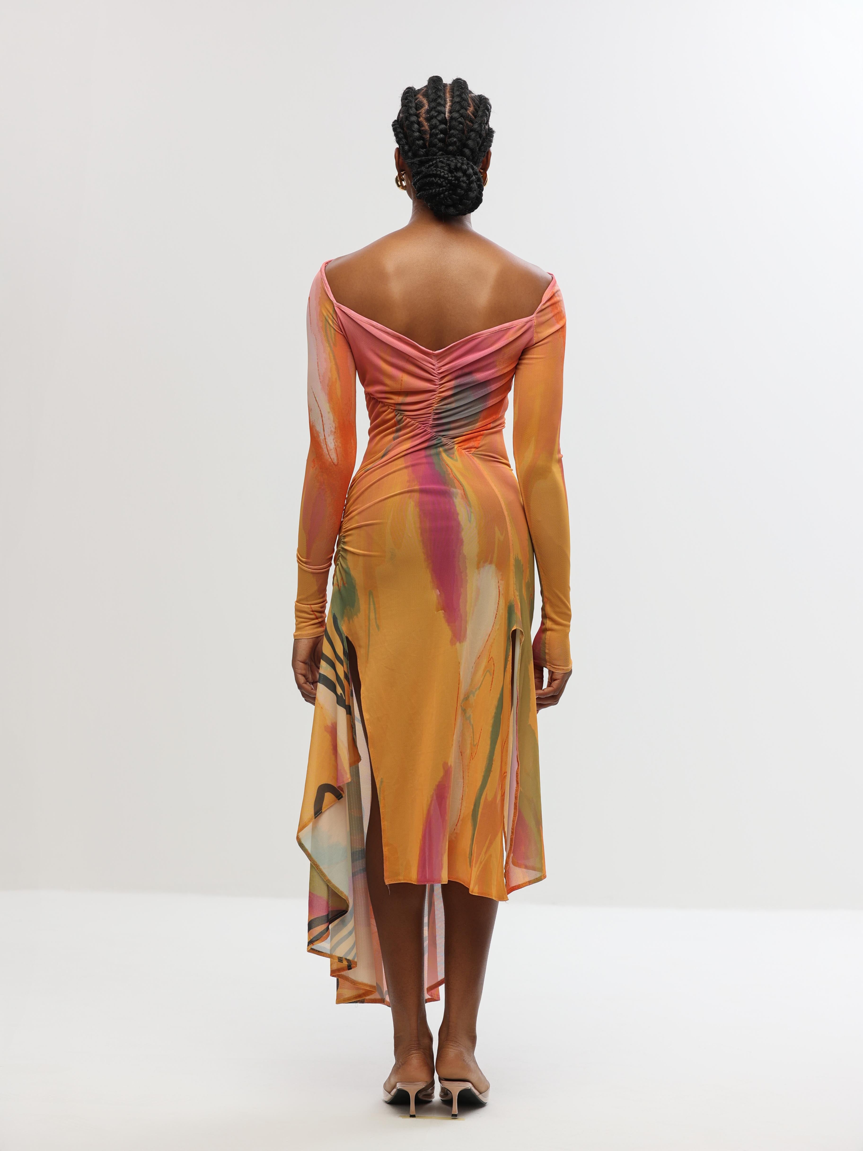 SARABI PRINT DRESS