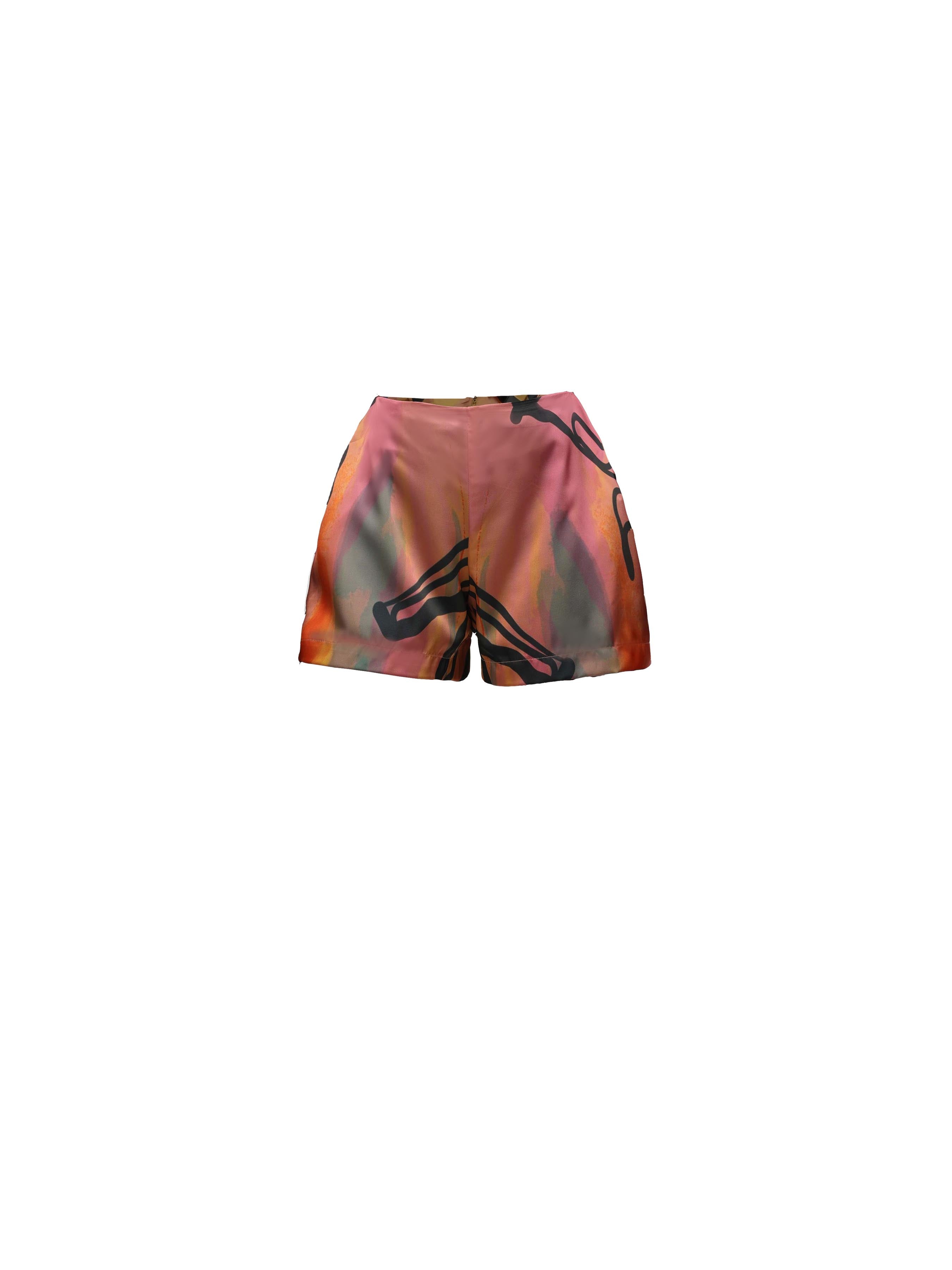 ASIKA SATIN SHORTS