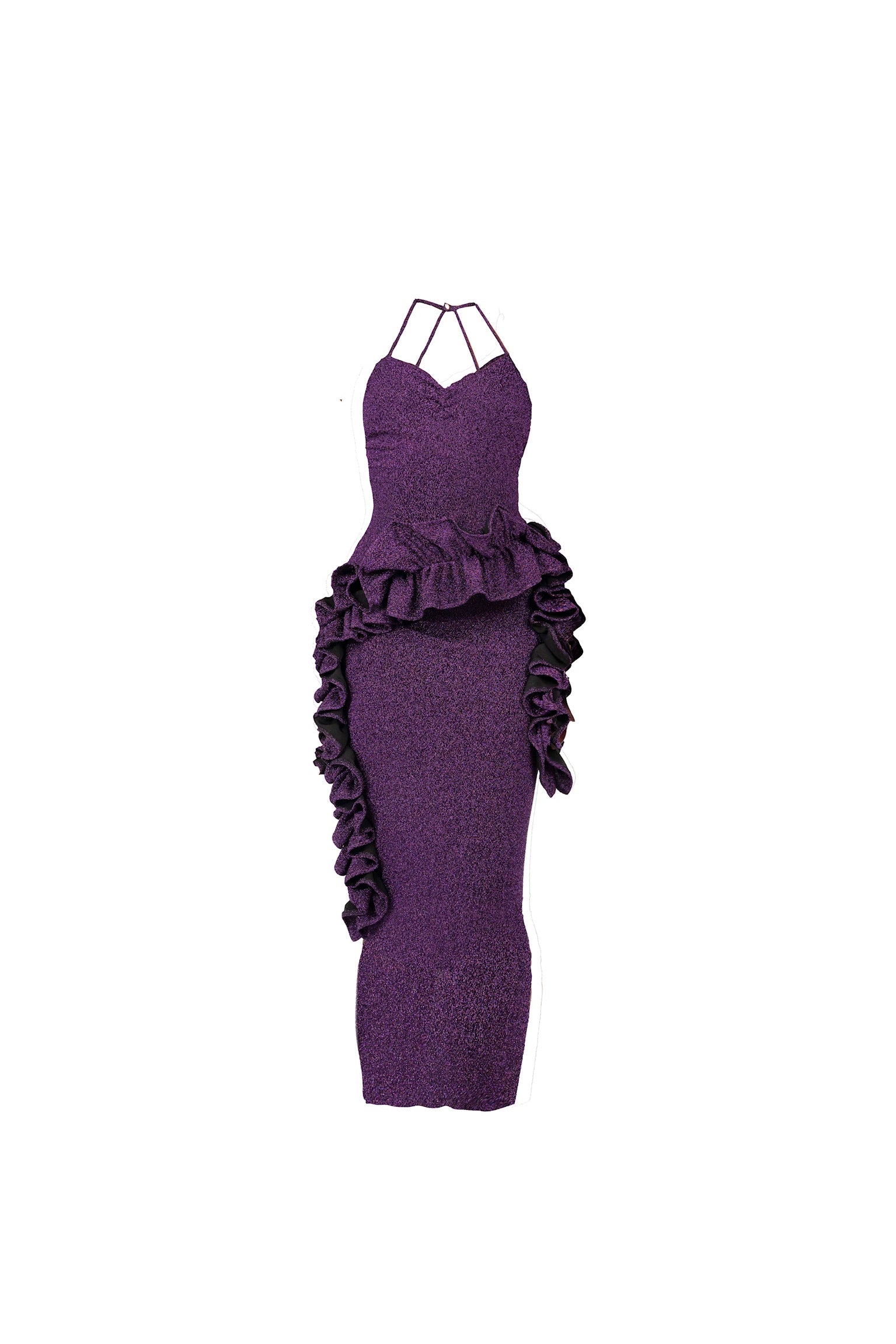 KARLA MIDI DRESS-PURPLE - Dresses